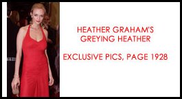 Heather Graham's greying heather.
